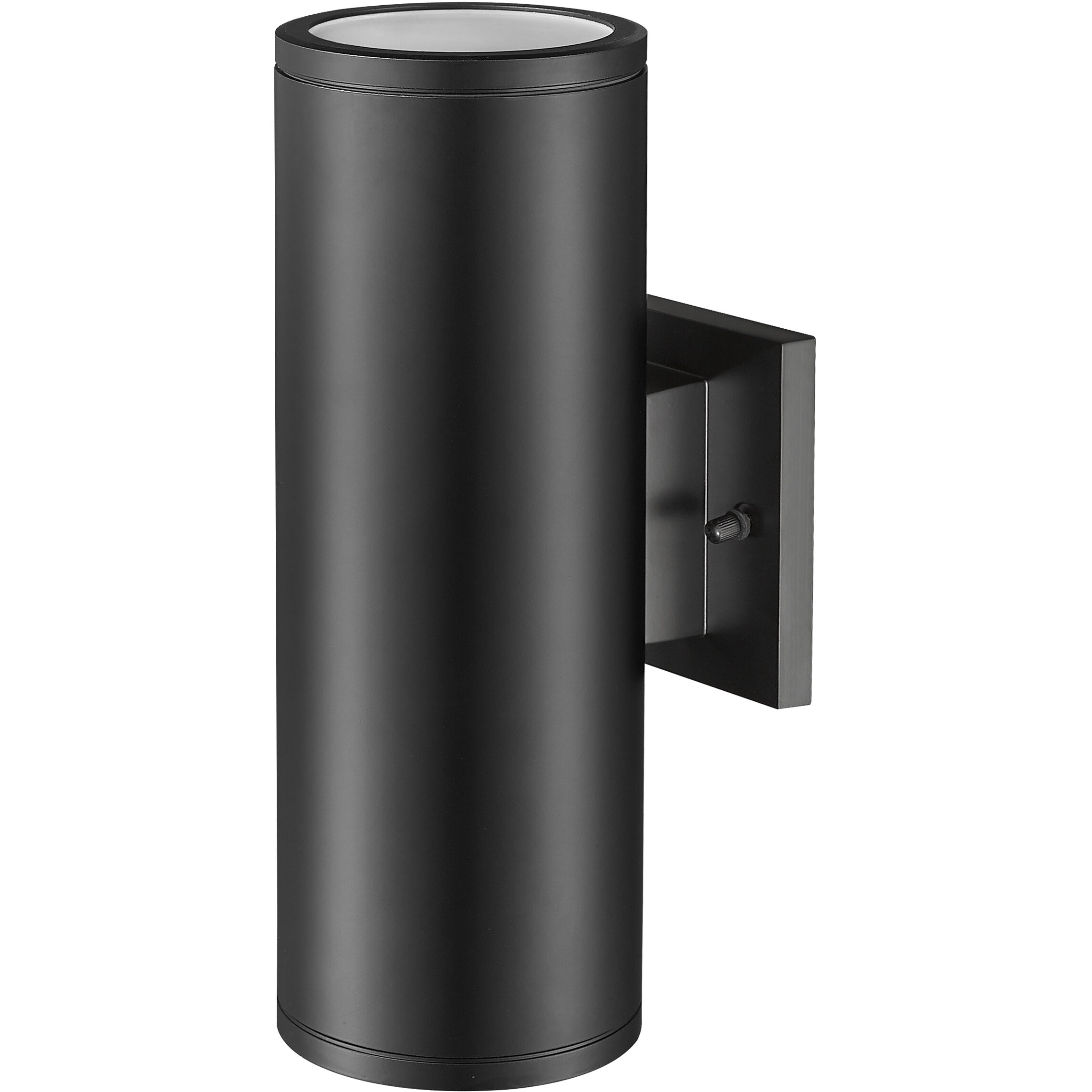 Vegas 2 Light 12.75 inch Powder Coated Black Outdoor Wall Sconce